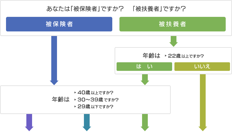 各種健診フローチャート
